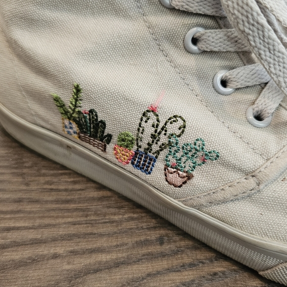 BANGS London Fog Succulent High Top Shoes Sz 8 - Picture 4 of 13